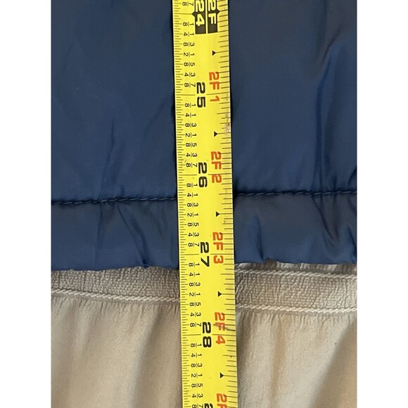 Lands End Jacket Primaloft Mens Large 42-44 Quilted Coat Navy Packable - Picture 9 of 11